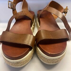 MIA Tan Leather Women's Sandals